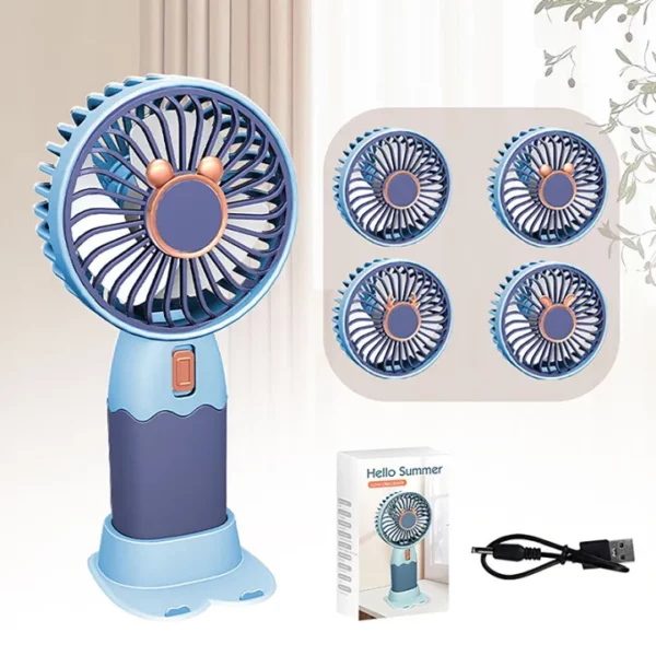 ventilateur silencieux petit ventilateur usb rechargeable