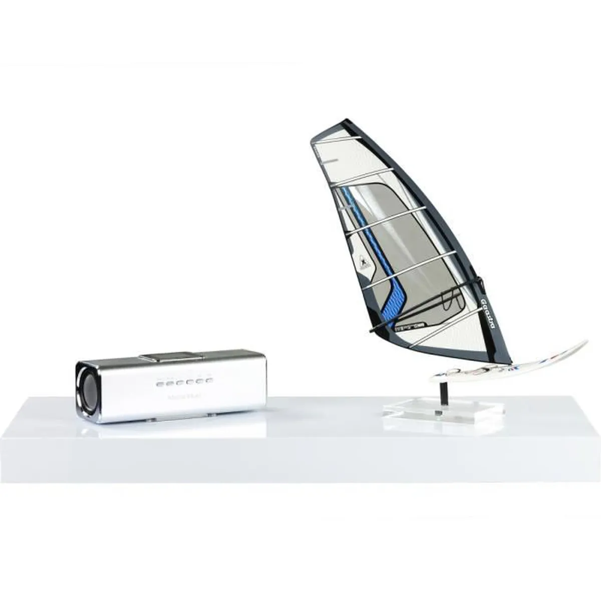 Étagère suspendue, invisible pour livres, photos, décoration blanc