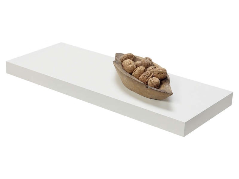 Étagère suspendue, invisible pour livres, photos, décoration blanc