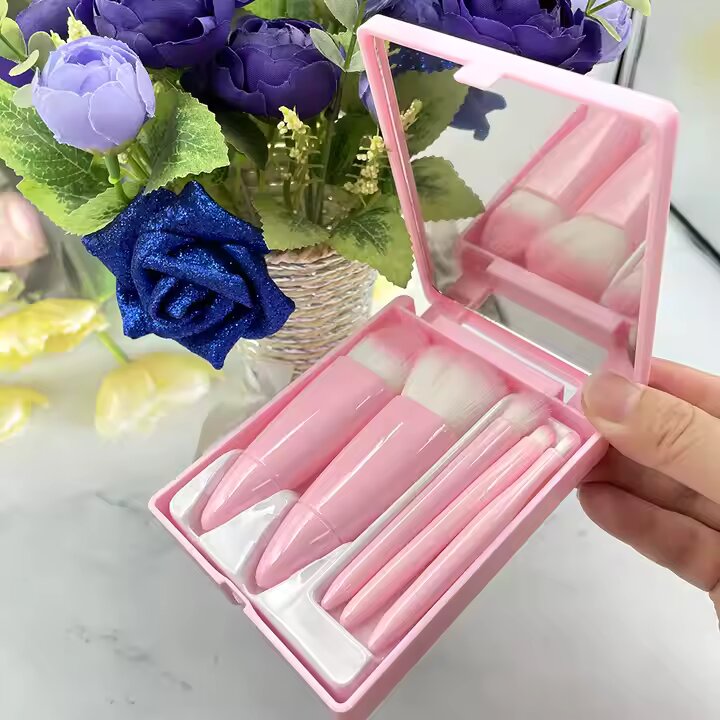 boîtes 5 pinceaux pour maquillage