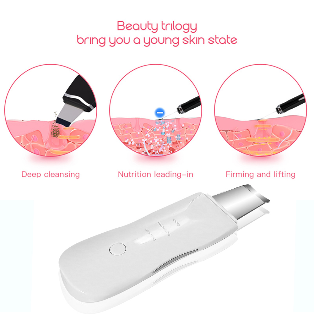 ultrasonic scrubber – nettoyage profond & soin complet du visage