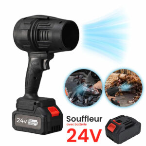 souffleur à jet turbo portable avec batterie lithium 24v