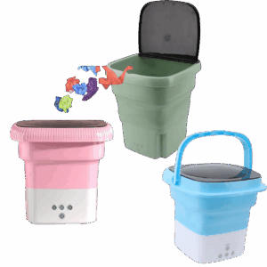 machine à laver pliable et compacte